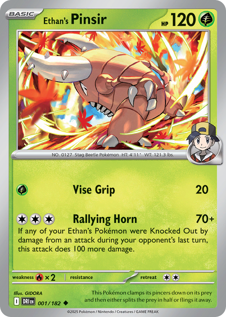 Ethan's Pinsir - 001/182 - Uncommon