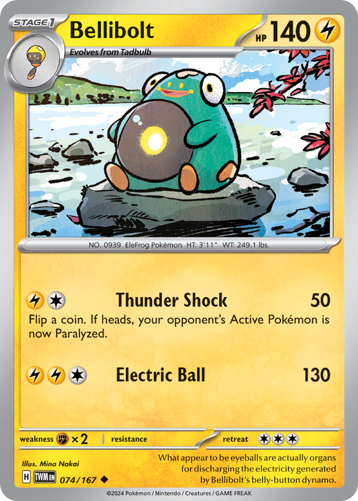 Bellibolt - 074/167 - Uncommon
