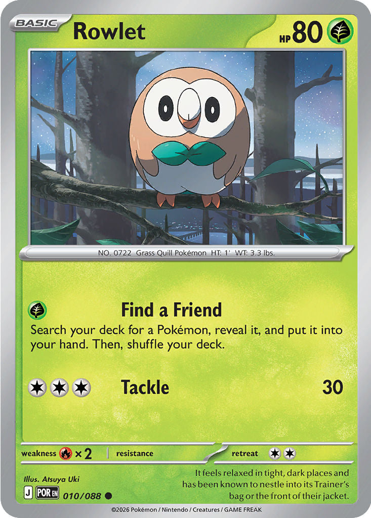Rowlet - 010/088 - Common