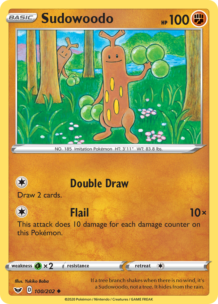 Sudowoodo - 100/202 - Uncommon