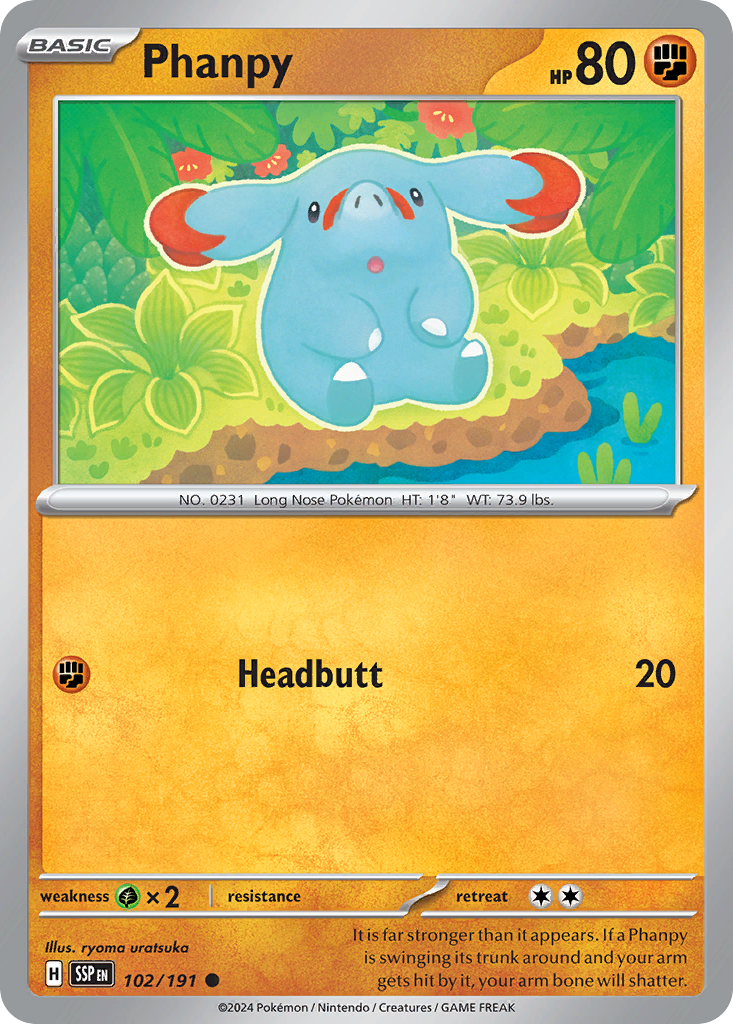 Phanpy - 102/191 - Common