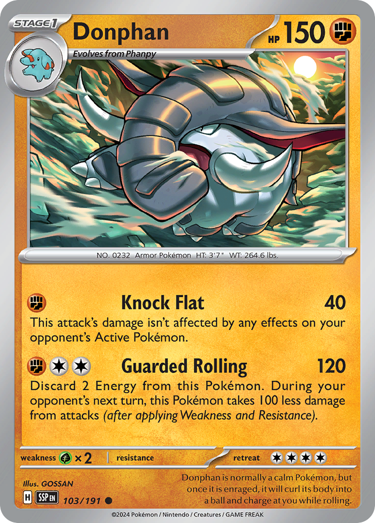 Donphan - 103/191 - Common