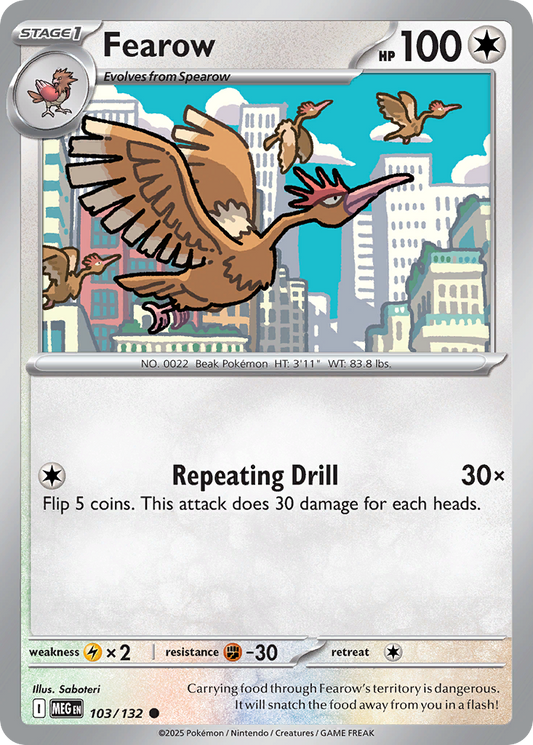 Fearow - 103/132 - Common