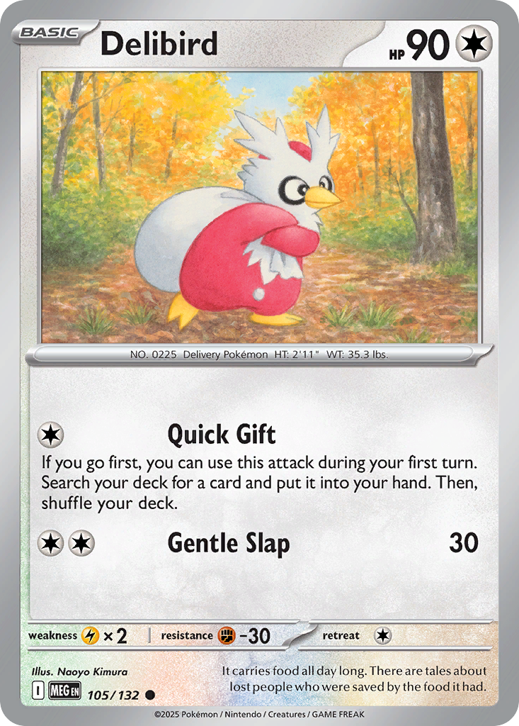 Delibird - 105/132 - Common