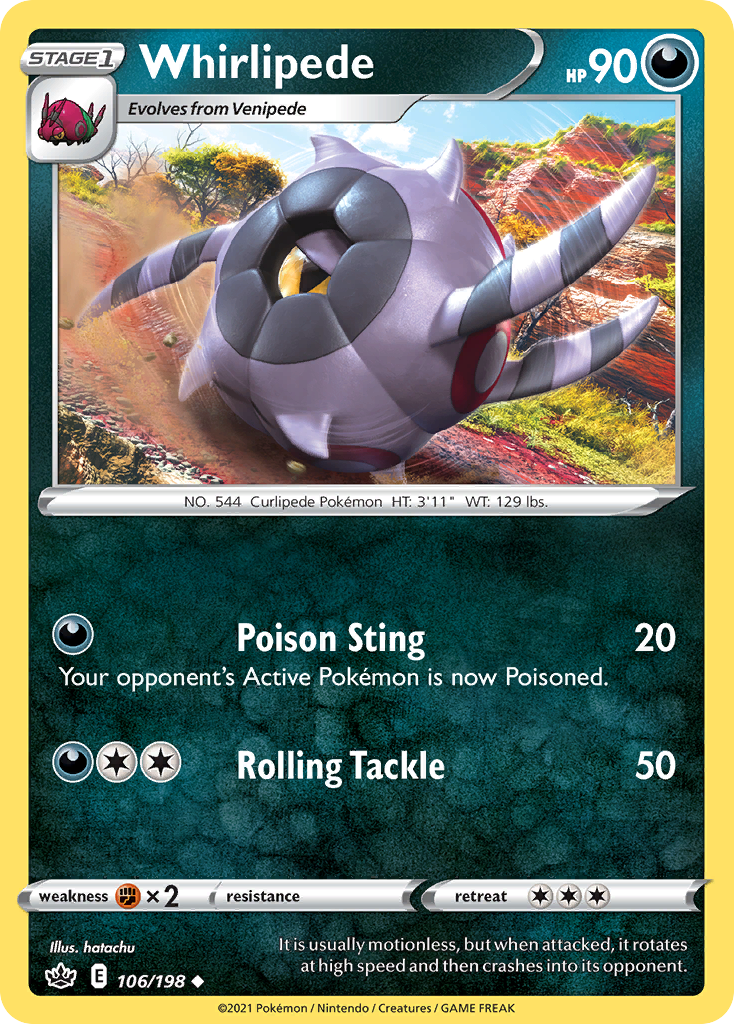 Whirlipede - 106/198 - Uncommon