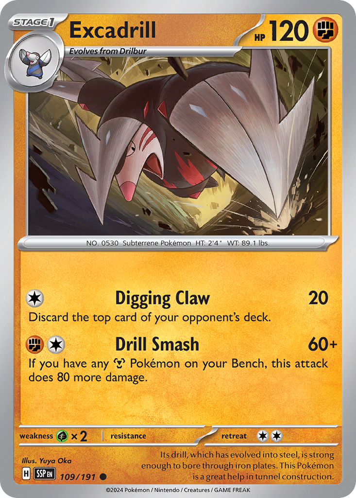 Excadrill - 109/191 - Common