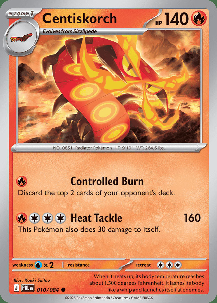 Centiskorch - 010/084 - Common