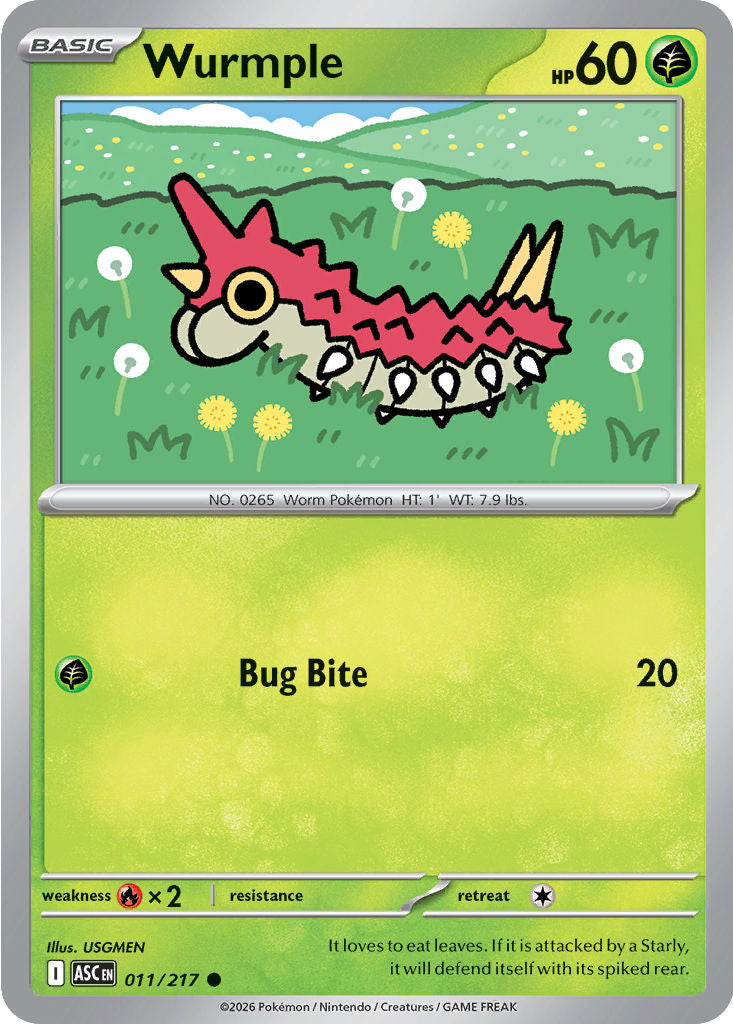 Wurmple - 011/217 - Common