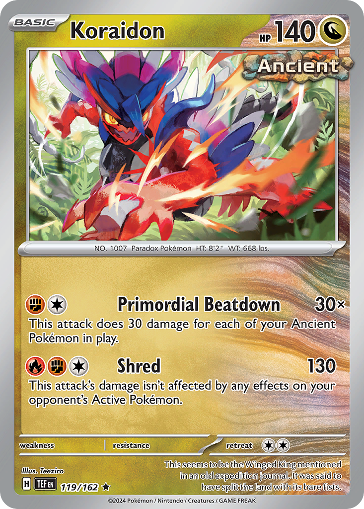 Koraidon - 119/162 - Rare
