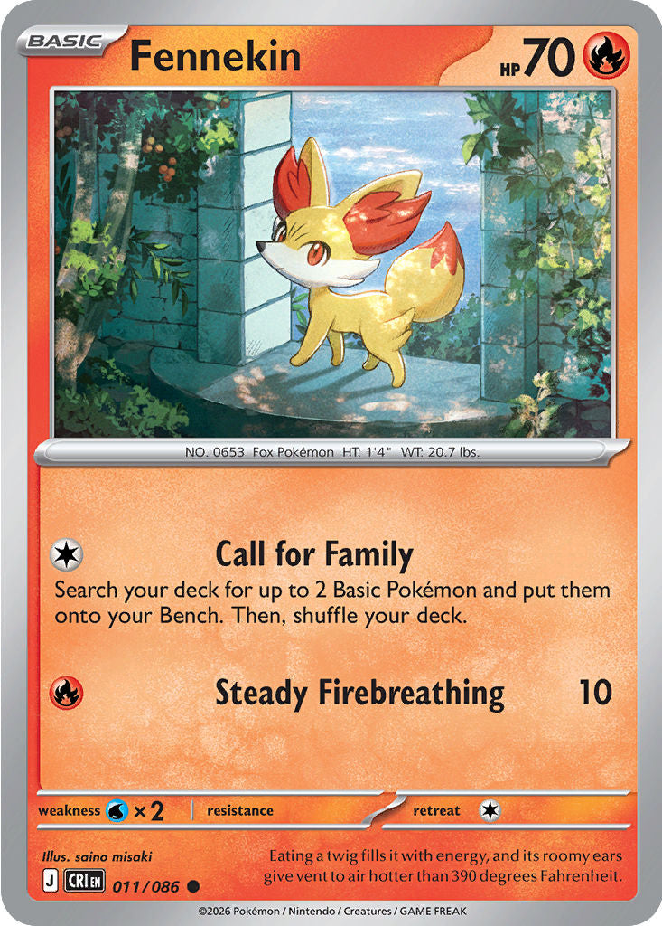 Fennekin - 011/086 - Common