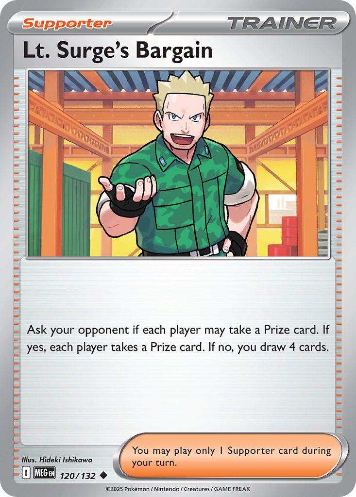 Lt. Surge's Bargain - 120/132 - Uncommon