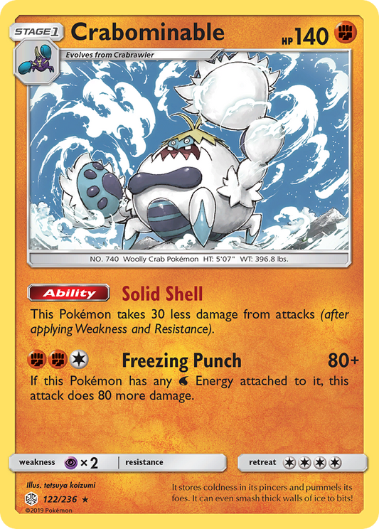 Crabominable - 122/236 - Rare