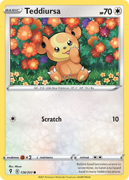Teddiursa - 126/203 - Common