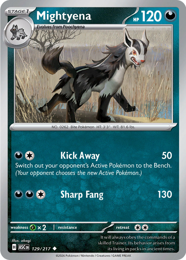 Mightyena - 129/217 - Uncommon