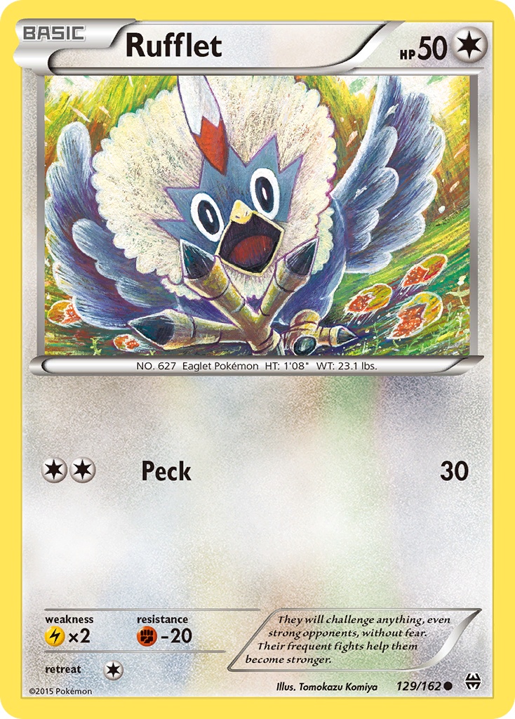 Rufflet - 129/162 - Common