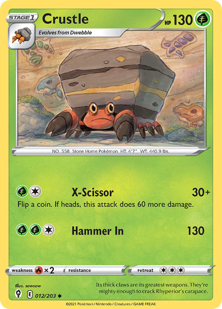 Crustle - 012/203 - Uncommon