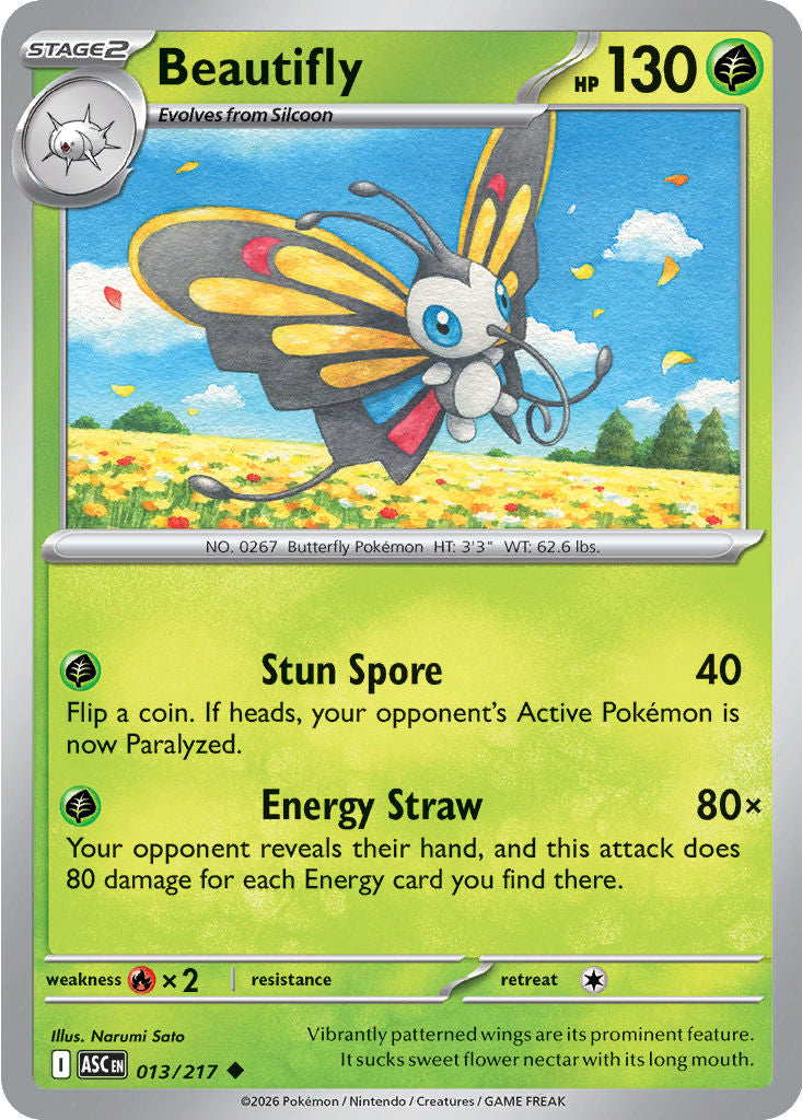 Beautifly - 013/217 - Uncommon