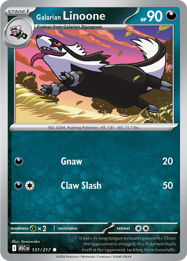 Galarian Linoone - 131/217 - Common
