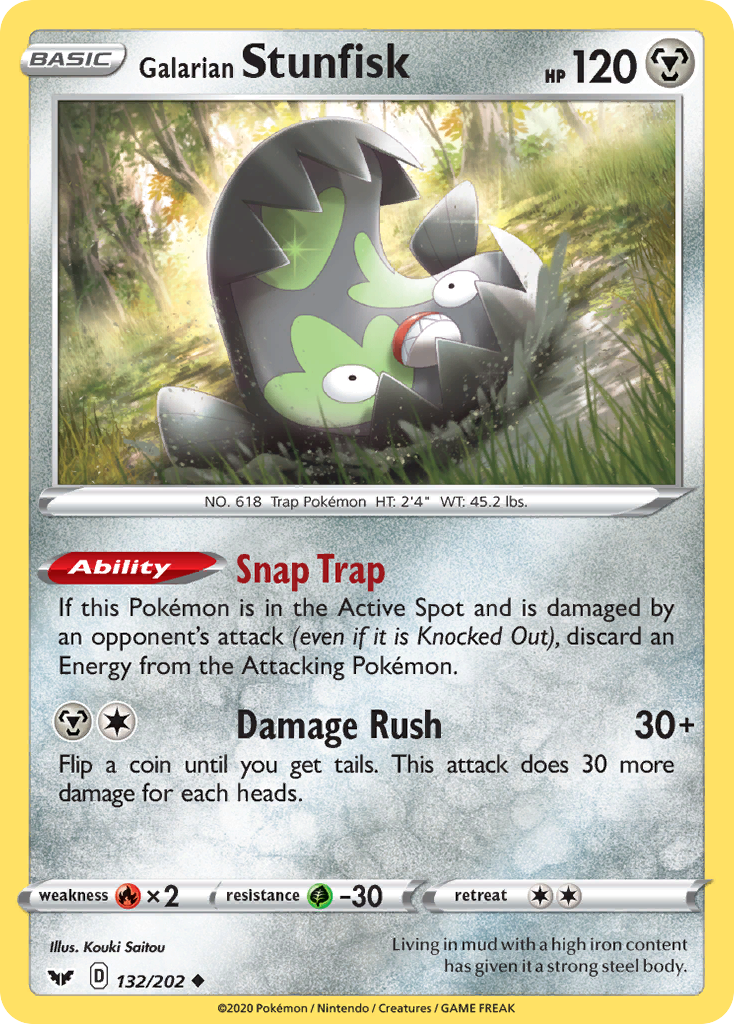 Galarian Stunfisk - 132/202 - Uncommon