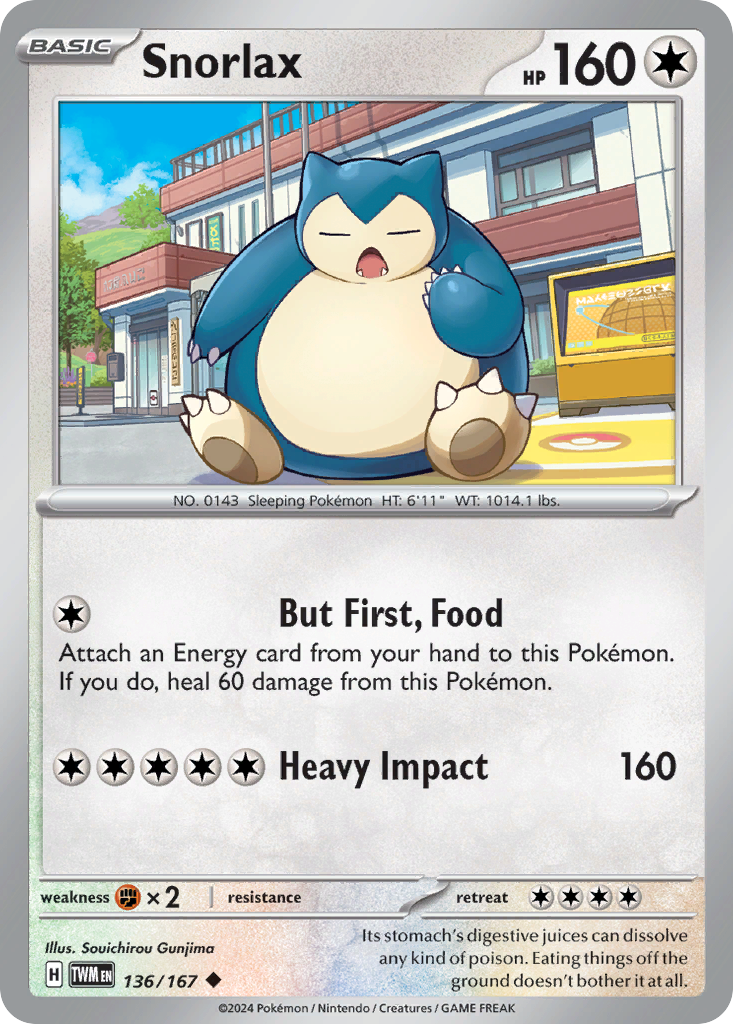 Snorlax - 136/167 - Uncommon