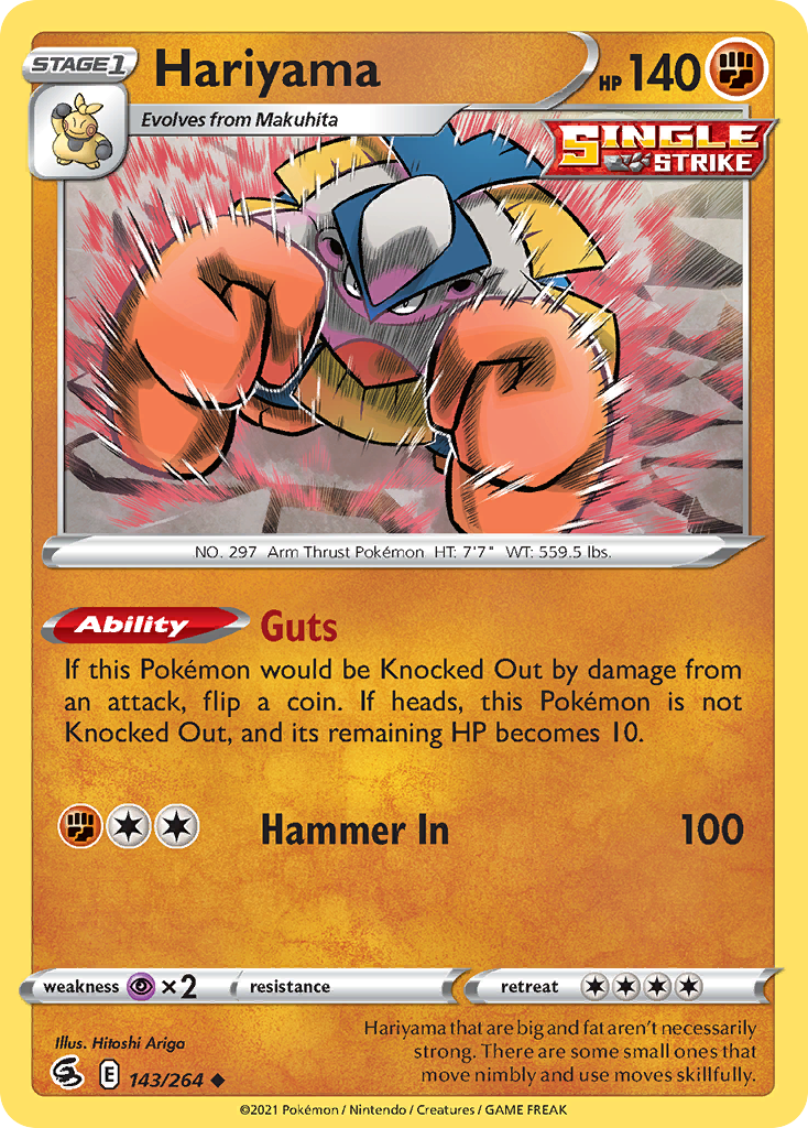 Hariyama - 143/264 - Uncommon