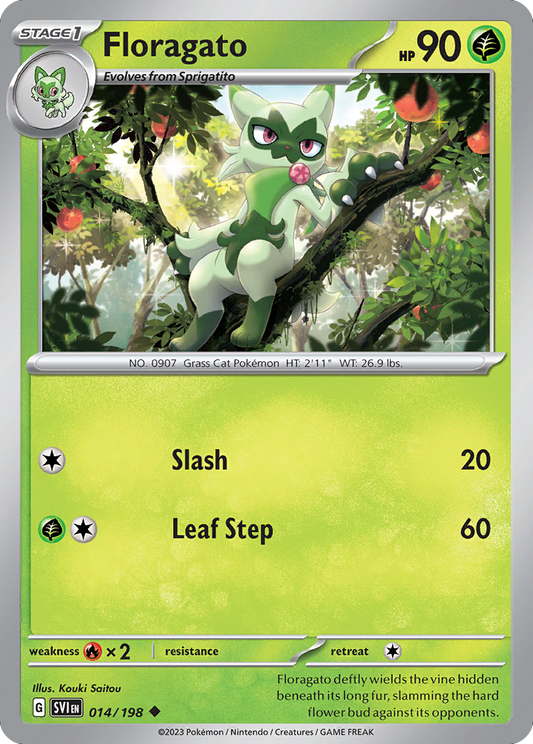 Floragato - 014/198 - Uncommon