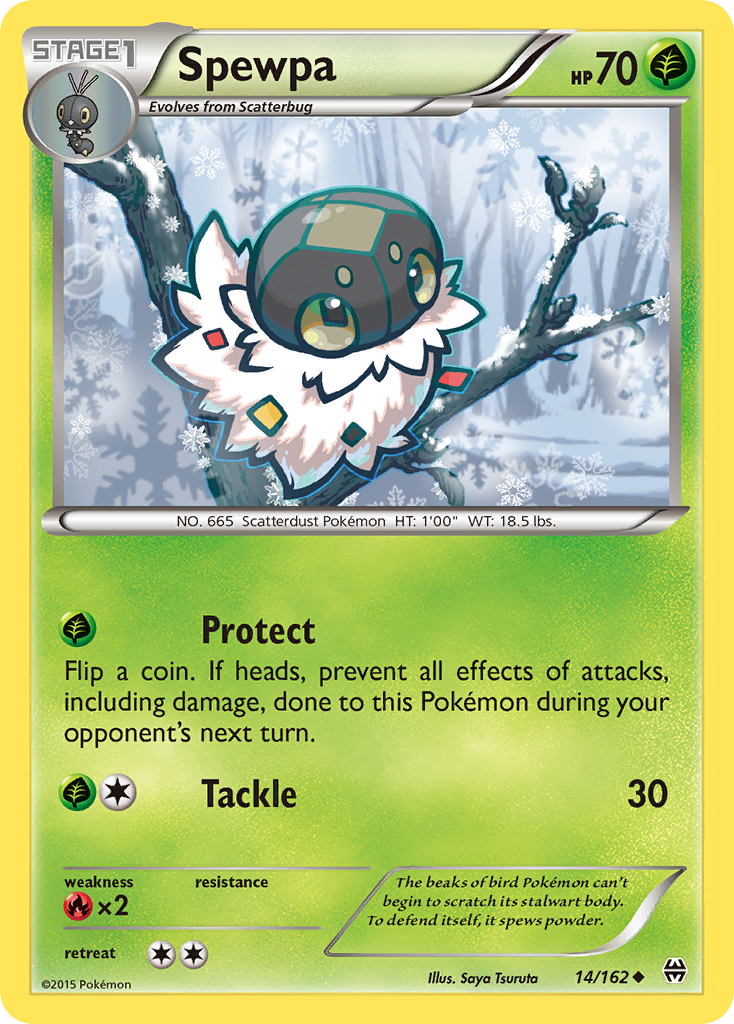 Spewpa - 014/162 - Uncommon