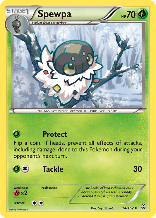 Spewpa - 014/162 - Uncommon