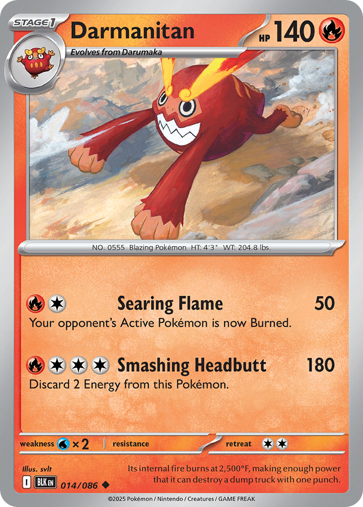 Darmanitan - 014/086 - Uncommon