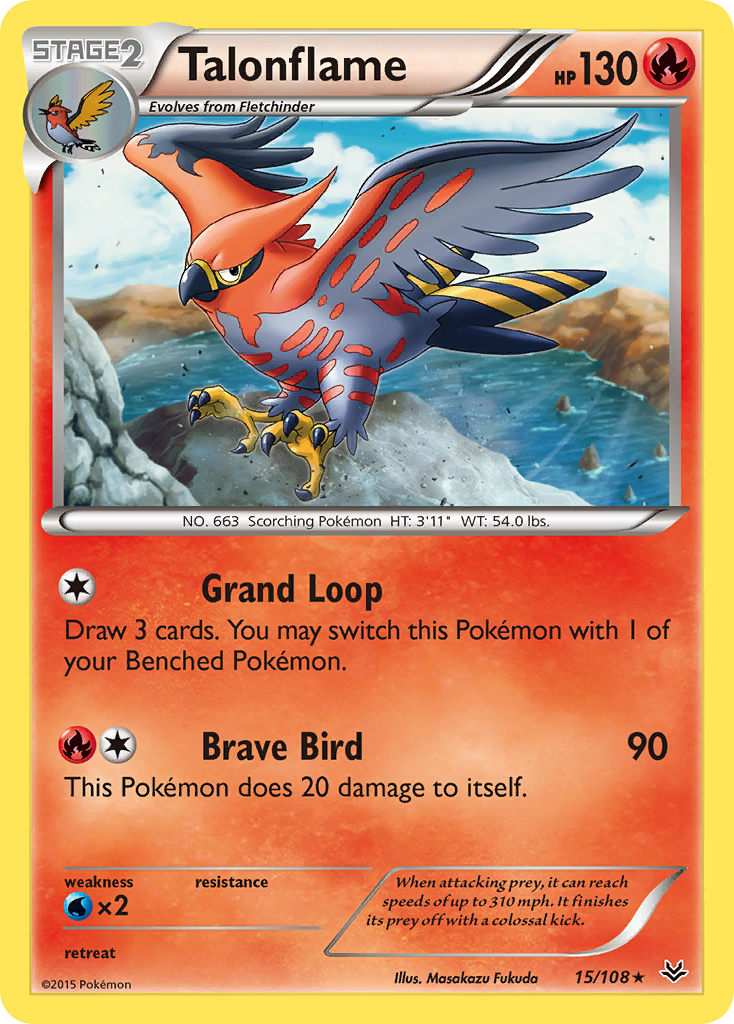 Talonflame - 015/108 - Rare