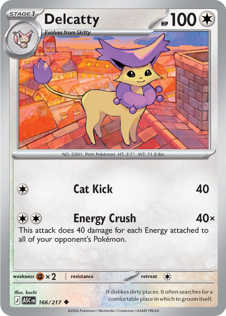 Delcatty - 166/217 - Uncommon