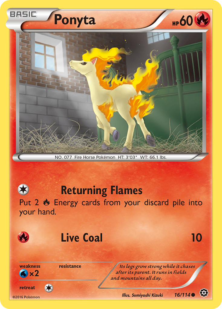 Ponyta - 016/114 - Common