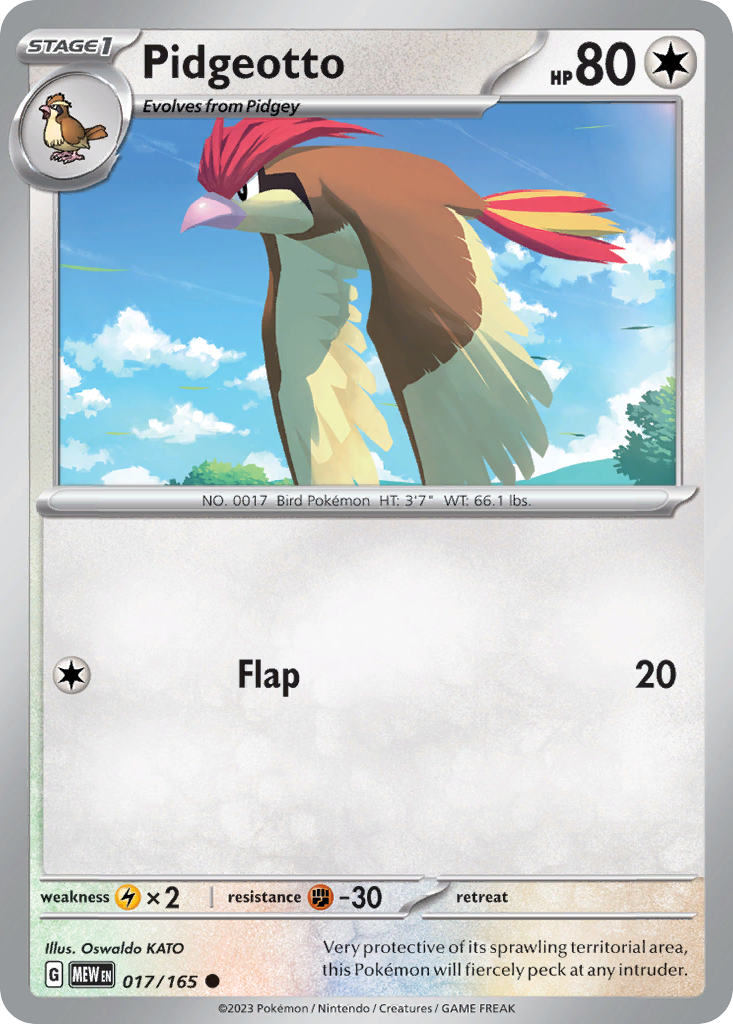 Pidgeotto - 017/165 - Common