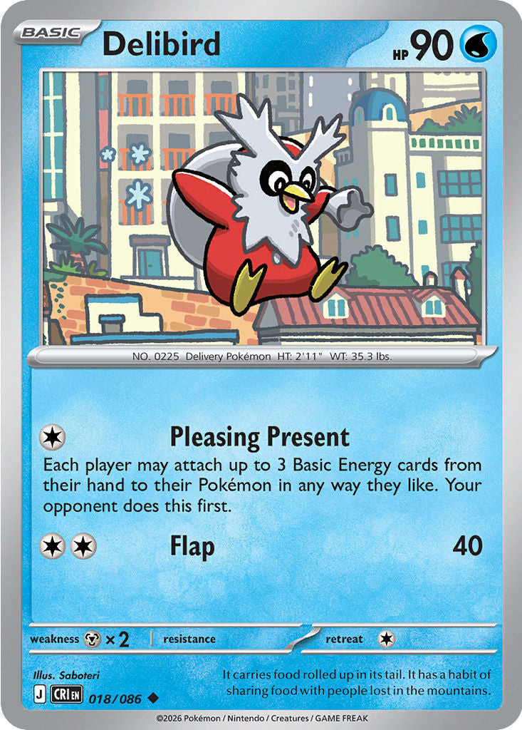 Delibird - 018/086 - Uncommon