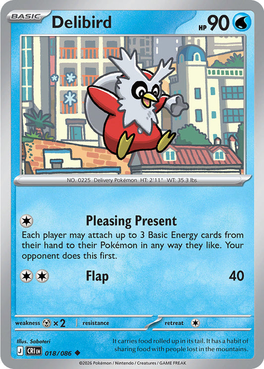 Delibird - 018/086 - Uncommon