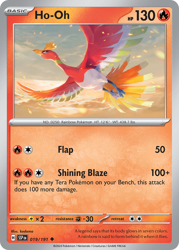 Ho-Oh - 019/191 - Uncommon