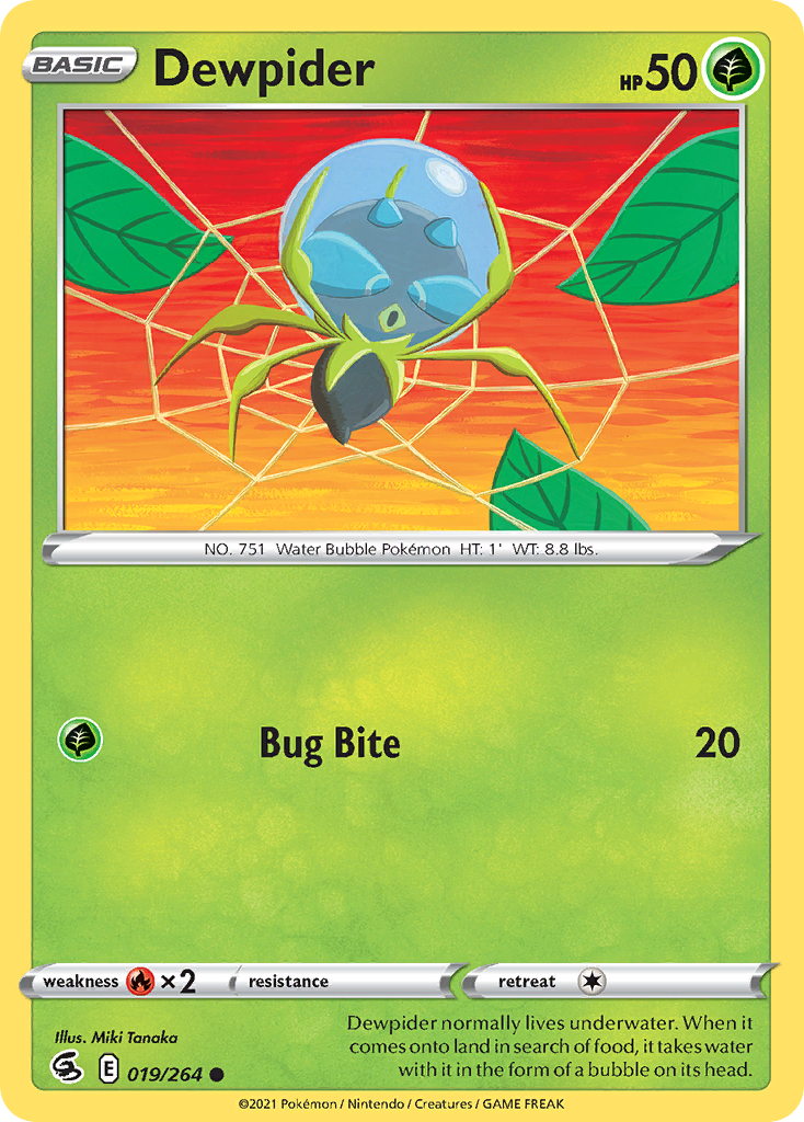 Dewpider - 019/264 - Common