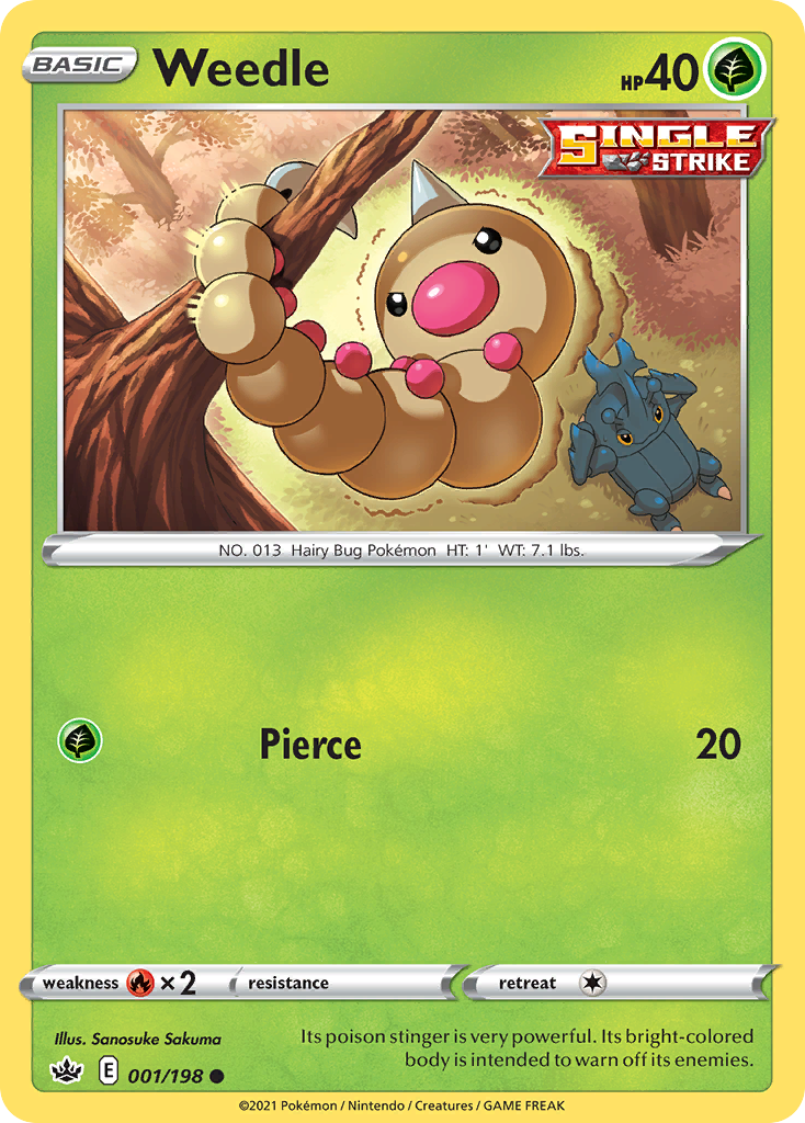 Weedle - 001/198 - Common