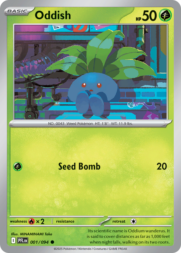 Oddish - 001/094 - Common
