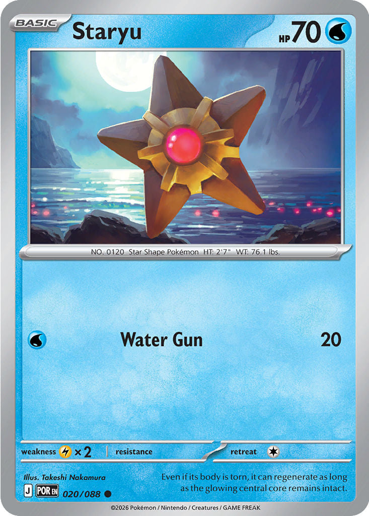 Staryu - 020/088 - Common