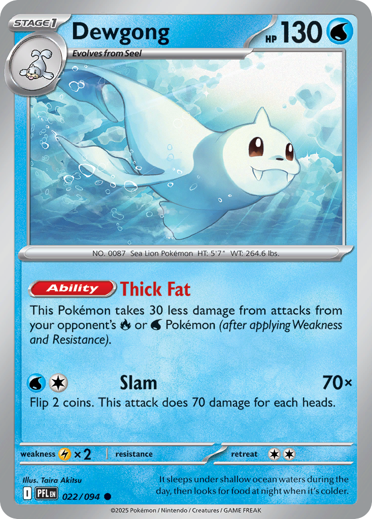 Dewgong - 022/094 - Common