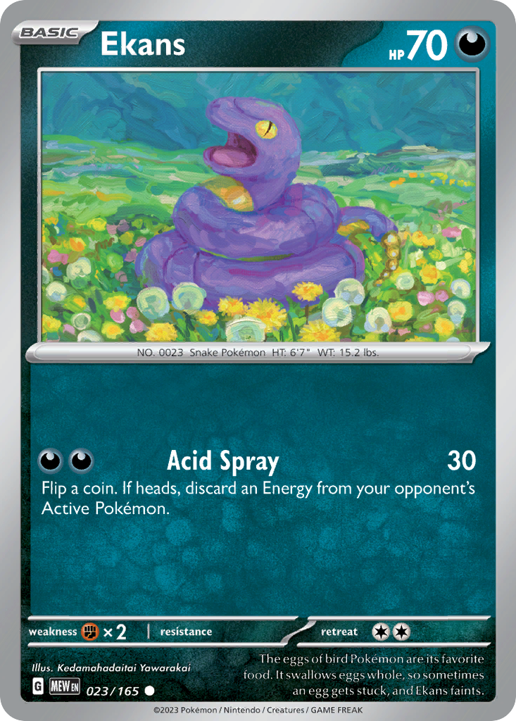 Ekans - 023/165 - Common