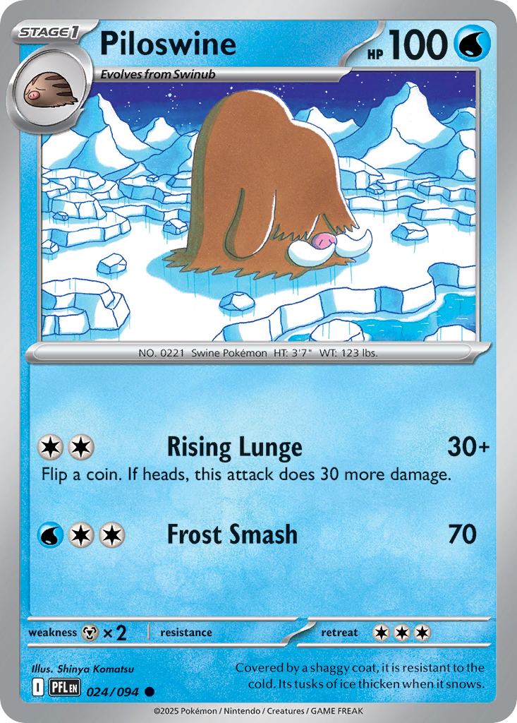 Piloswine - 024/094 - Common