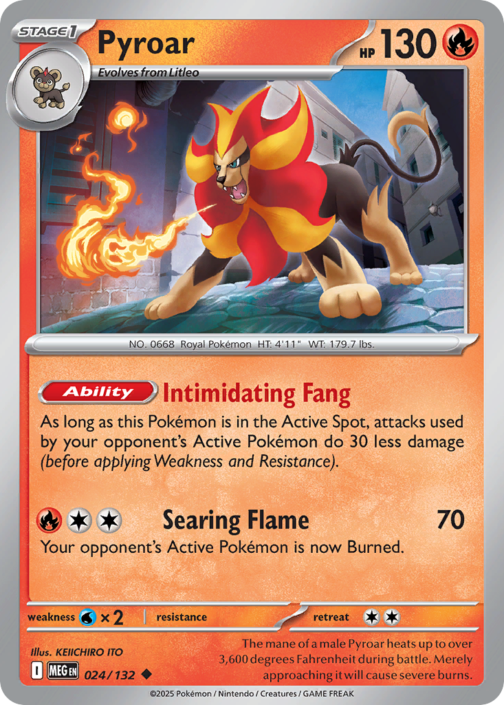 Pyroar - 024/132 - Uncommon