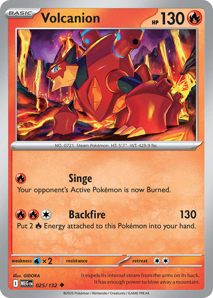 Volcanion - 025/132 - Uncommon