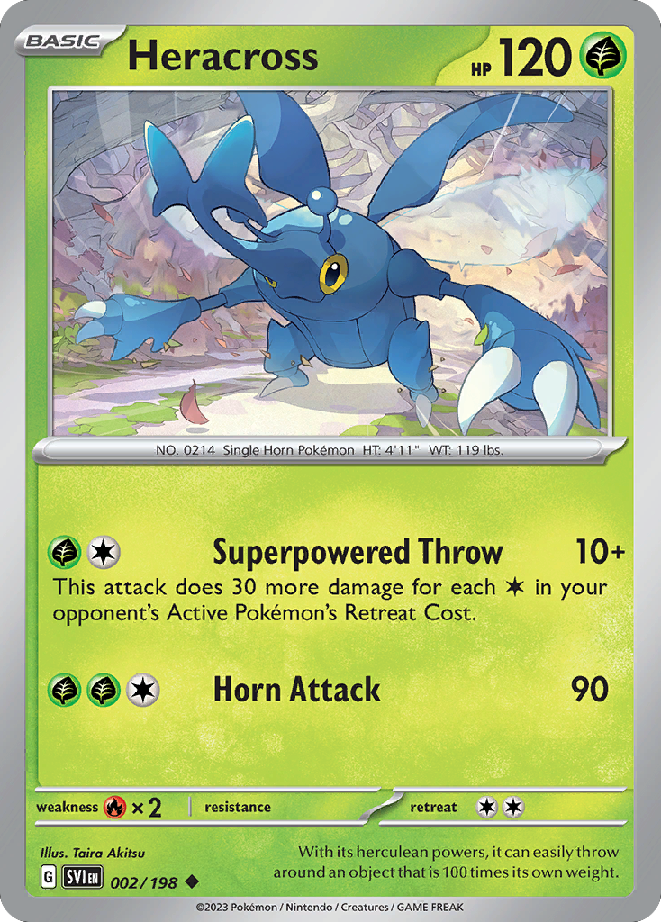 Heracross - 002/198 - Uncommon