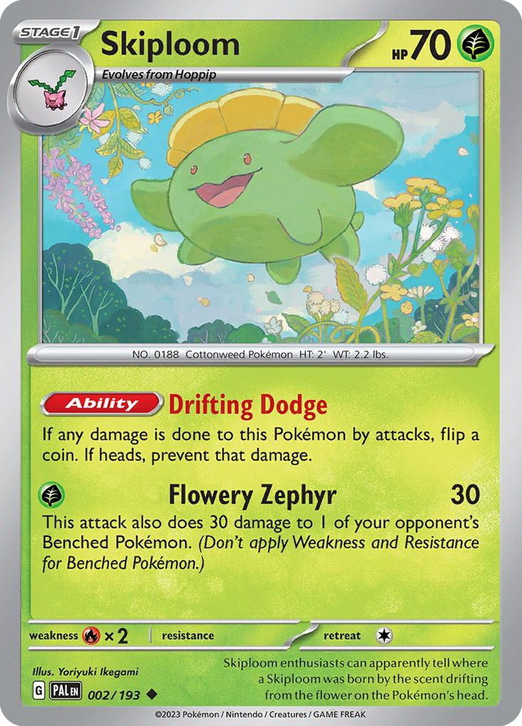 Skiploom - 002/193 - Uncommon