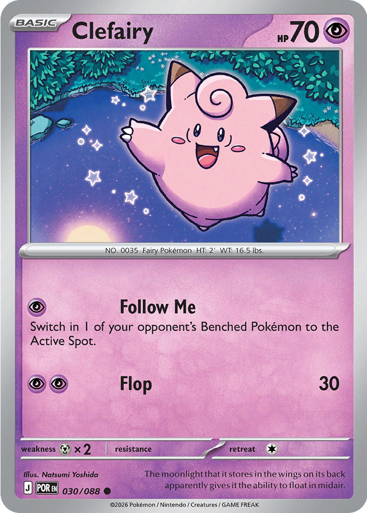 Clefairy - 030/088 - Common