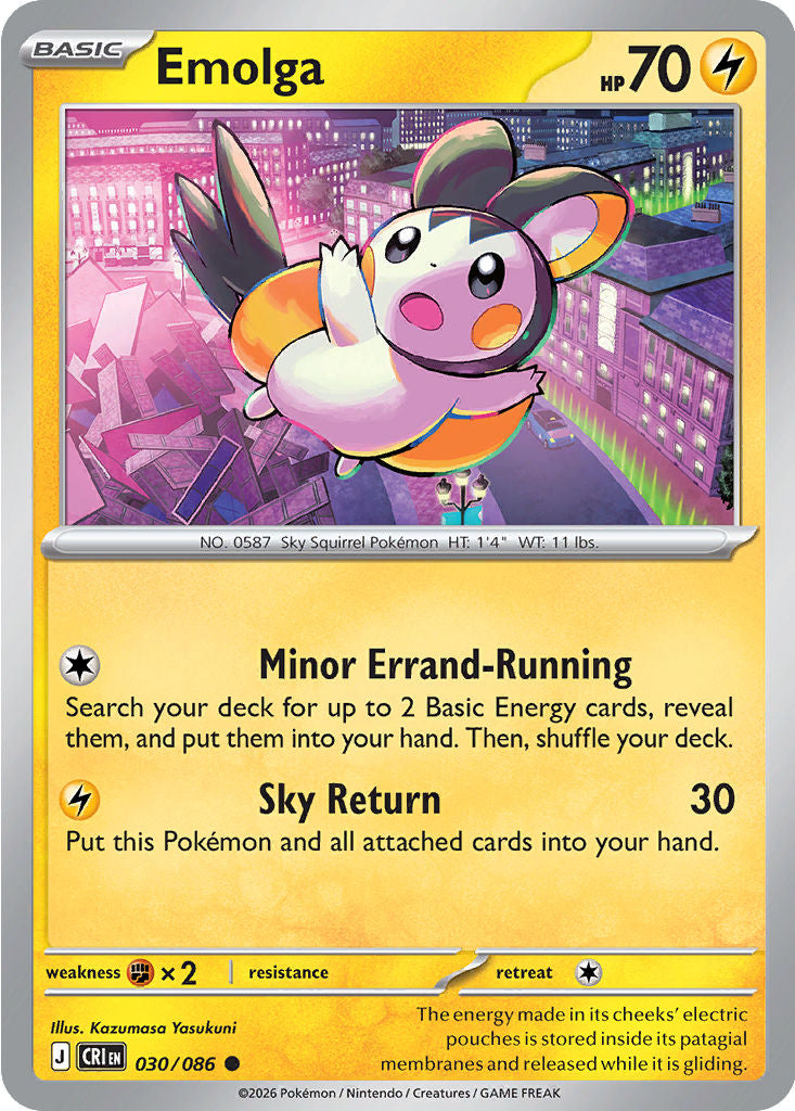 Emolga - 030/086 - Common