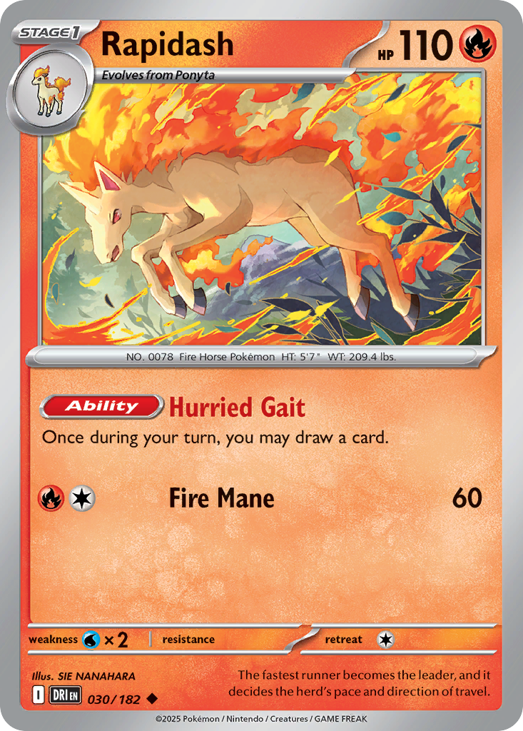 Rapidash - 030/182 - Uncommon